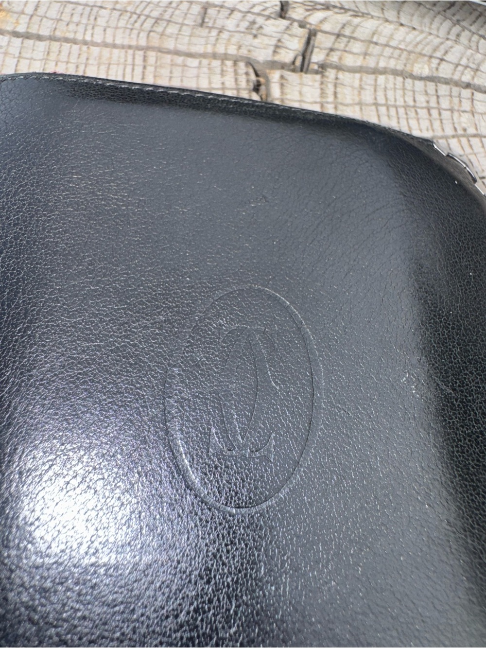 Cartier his and hers black leather wallet set of 2 (resellers bundle) - Picture 10 of 10